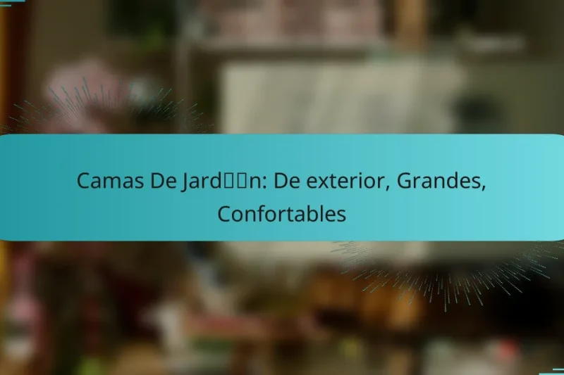 Camas De Jardín: De exterior, Grandes, Confortables